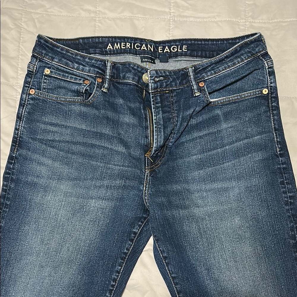 American Eagle Outfitters Men’s Dark Blue High Rise Jeans